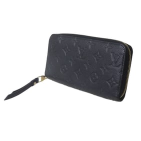 LOUIS VUITTON Zippy Wallet Long Monogram Empreinte Noir M61864 CA2250