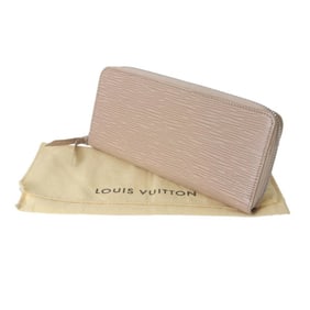 LOUIS VUITTON Portefeuille Clemence Long Wallet in Epi Leather, Beige Pink, M60916 MI1116