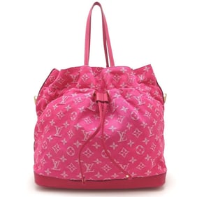 LOUIS VUITTON Monogram Denim Noefull MM M40870 Tote Bag in Rose Indigo, Women's, 352993