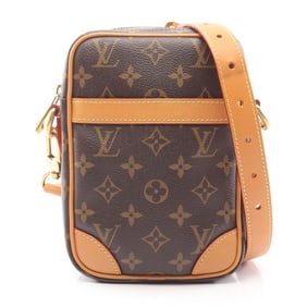 Louis Vuitton Danube Monogram Handbag, Coated Canvas and Leather, Women's, Brown, M14013