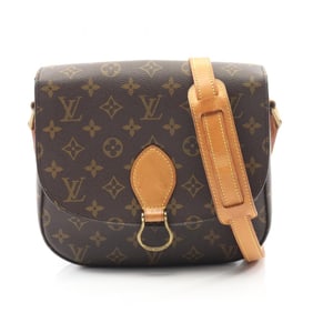 Louis Vuitton Saint-Cloud GM Monogram Shoulder Bag, Coated Canvas and Leather, Brown, Women's,