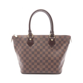 Louis Vuitton Saleya PM Damier Ebene Tote Bag, Coated Canvas and Leather, Brown, Women's, N51183