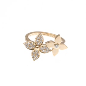 Louis Vuitton Bergster Blossom Diamond Ring Q9L25D Pink Gold (18K) Fashion Diamond Band Ring Pink
