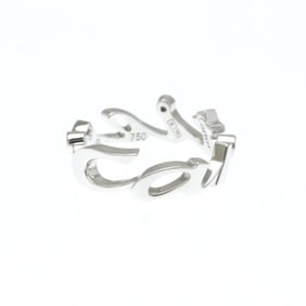 Cartier Signature Ring Diamond White Gold (18K) Fashion Diamond Band Ring Silver