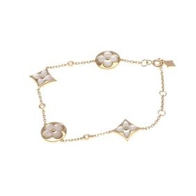 Louis Vuitton Bracelet 4 Motif Blossom BB Q95596 Pink Gold (18K) Diamond,Mother Of Pearl Charm