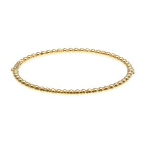 Van Cleef & Arpels Perlee Pink Gold (18K) No Stone Charm Bracelet Pink Gold