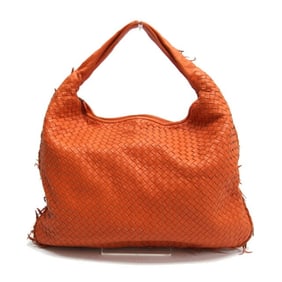 Bottega Veneta Intrecciato Hobo Bag Orange