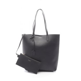 Yves Saint Laurent Saint Laurent Paris Medium Shopping Bag, Size N, Women's Leather Tote Black,
