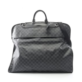 Louis Vuitton Garment Cover Bag, Coated Canvas and Leather with Damier Graphite Finish, Men's,