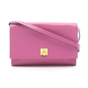 Celine shoulder bag, leather, women's, pink