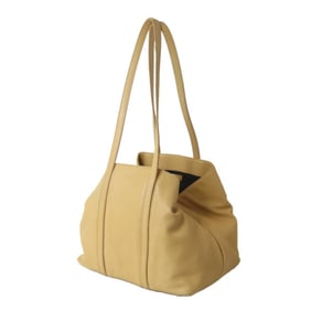 LOEWE tote bag in soft lamb leather yellow beige