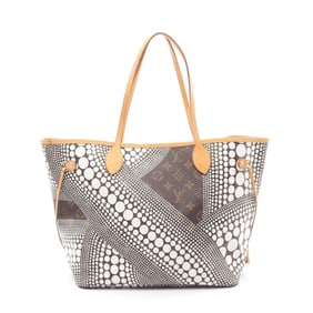 Louis Vuitton Neverfull MM Monogram Wave Blanc Tote Bag, Coated Canvas and Leather, Women's, White
