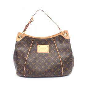 Louis Vuitton Galliera PM Shoulder Bag, Coated Canvas and Leather, Monogram, Women's, Brown, M56382