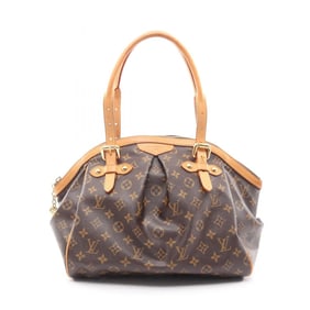 Louis Vuitton Tivoli GM Handbag, Coated Canvas and Leather, Monogram, Women's, Brown, M40144