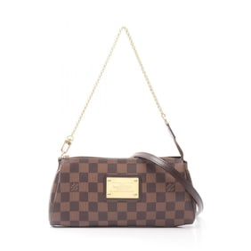 Louis Vuitton Eva Handbag, Coated Canvas and Leather with Damier Finish, Brown, N55213