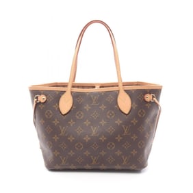 Louis Vuitton Neverfull PM Tote Bag, Coated Canvas and Leather, Monogram, Women's, Brown, M40155