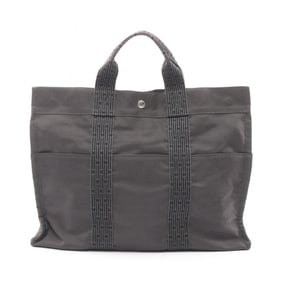 Hermes Hermès Air Line MM Tote Bag, Canvas/Nylon Canvas, Men's/Women's, Gray