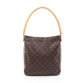 Louis Vuitton Looping GM Shoulder Bag, Coated Canvas and Leather, Monogram, Women's, Brown, M51145