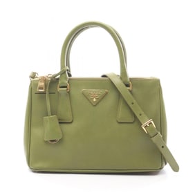 Prada SAFFIANO LUX Galleria handbag in Saffiano leather, khaki.
