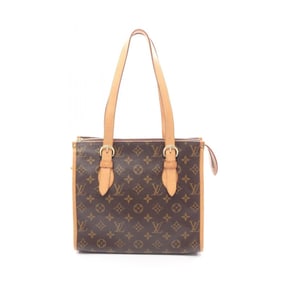 Louis Vuitton Popincourt Au Tote Bag, Coated Canvas and Leather, Monogram, Women's, Brown, M40007