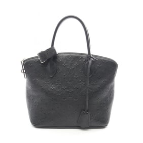 Louis Vuitton Lockit Revelation Tote Bag, Leather Monogram Revelation, Women's, Black, M40771