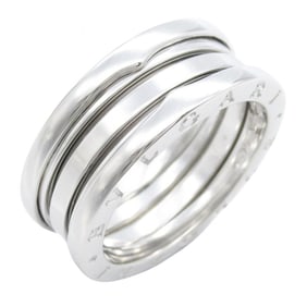 BVLGARI B-zero1 3-Band Ring in 18K White Gold for Men and Women, Silver, 346583
