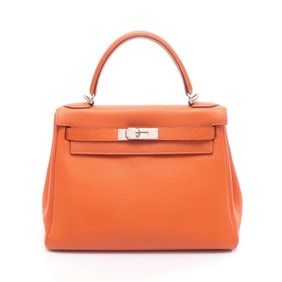 Hermes Kelly 28 Togo Handbag, Women's, Orange