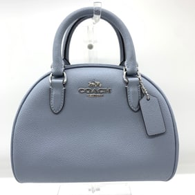 Coach Sydney Satchel Bag in Grey Mist Leather, CM316