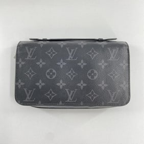 LOUIS VUITTON Zippy XL M61698 Long Wallet Black Monogram Eclipse Louis Vuitton