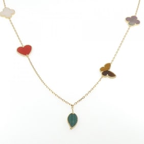 Van Cleef & Arpels Lucky Alhambra 12 motif necklace