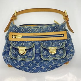 LOUIS VUITTON Baggy PM Denim Shoulder Bag M95049 Blue Louis Vuitton