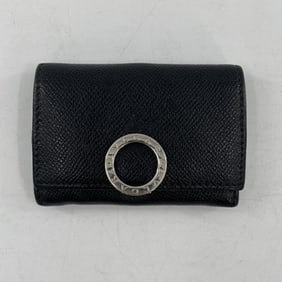 BVLGARI Wallet/Coin Case 33749 Black Bvlgari