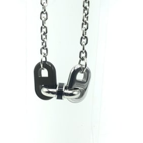 HERMES Maillon Black Chain Necklace Hermes