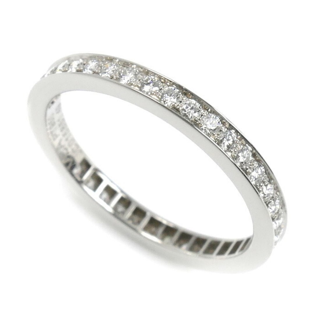 Van Cleef & Arpels Pt950 Platinum Romance Eternity Ring VCARPJMJ00 with Diamonds, Size 9, 49mm,: --- Catalog ---Category: SizeUS Size: 5Brand Size: 49Category: DesignType: Band ringColor: PlatinumGender: WomenMaterial: Platinum 950Category: GeneralMPN: VCARPJMJ00Brand: Van Cleef & ArpelsCountry o
