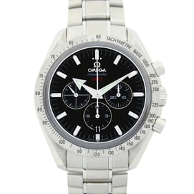 OMEGA Speedmaster Broad Arrow Stainless Steel Men's Watch, Black, 321.10.42.50.01.001