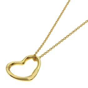 Tiffany & Co. Open Heart Necklace in 18K Yellow Gold for Women.