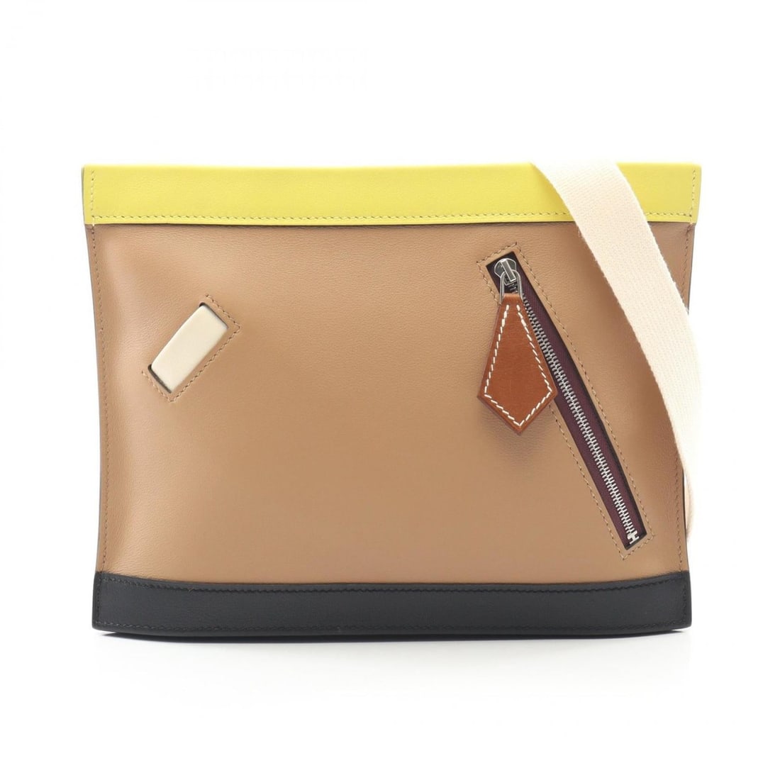 Hermes Hermès Colormatic Horizontal Shoulder Bag in Calfskin Leather (Cowhide) by Vaux Swift,
