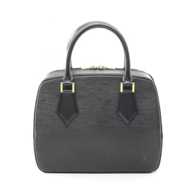 Louis Vuitton Sablon Handbag, Epi Leather, Black, Women's, M52042