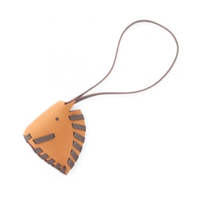 Hermes Hermès Cheval Tresse Charm Accessory, Calfskin Leather, Epsom Women's, Brown