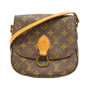 Louis Vuitton Monogram Saint-Cloud MM Shoulder Bag M51243 Brown Women's