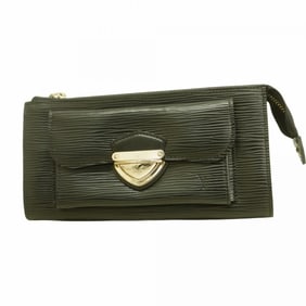Louis Vuitton Epi Portefeuille Astrid Long Wallet M66592 Noir Women's