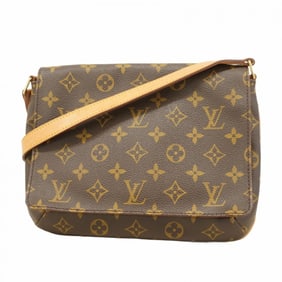 Louis Vuitton Monogram Musette Tango Short Shoulder Bag M51257 Brown Women's