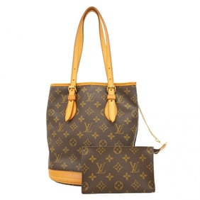 Louis Vuitton Monogram Bucket PM Tote Bag M42238 Brown Women's