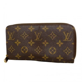 Louis Vuitton Monogram Zippy Wallet M60017 Brown Men's and Women's