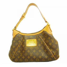 Louis Vuitton Monogram Thames GM Shoulder Bag M56383 Brown Women's