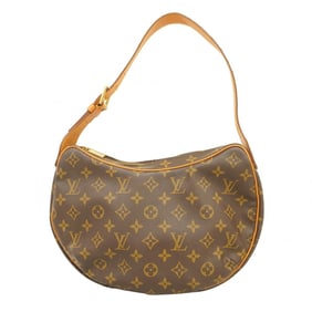 Louis Vuitton Monogram Croissant MM Shoulder Bag M51512 Brown Women's