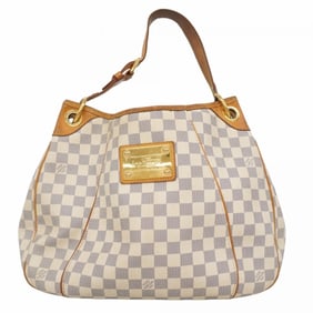 Louis Vuitton Damier Azur Galliera PM Shoulder Bag N55215 White Women's