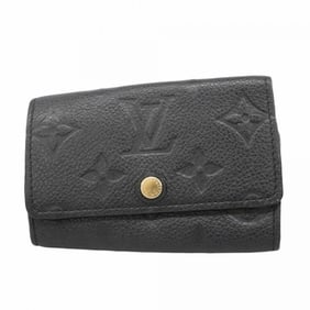 Louis Vuitton Monogram Empreinte Multicle 6 Key Case, Noir, Women's, M64421