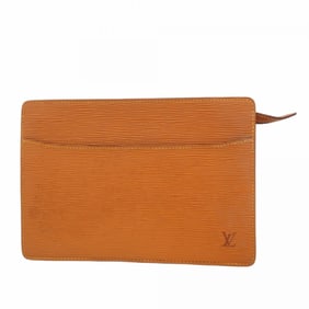 Louis Vuitton Epi Pochette Homme Clutch Bag M52528 Zipangu Gold Men's