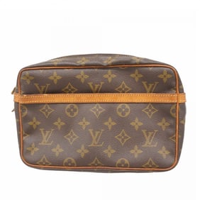 Louis Vuitton Monogram Compiègne 23 Clutch Bag M51847 Brown Men's/Women's